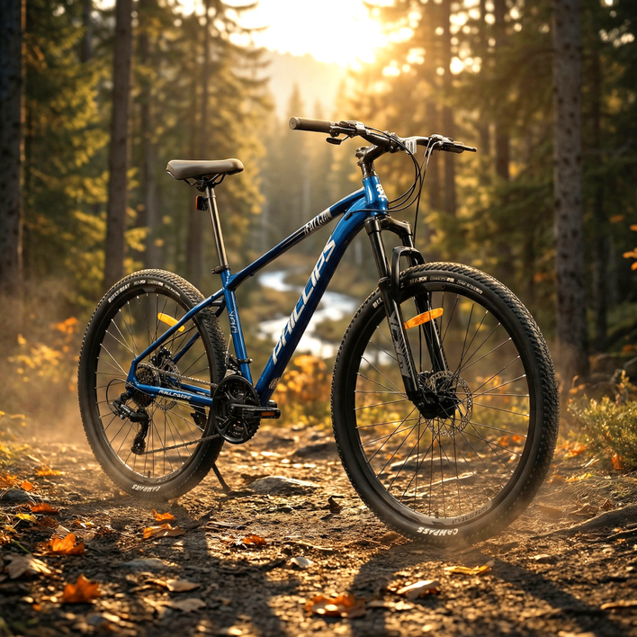 쇼넷 MTB 자전거 산악자전거 성인용 입문용 주말 레저용, 1개, 178cm, 블루