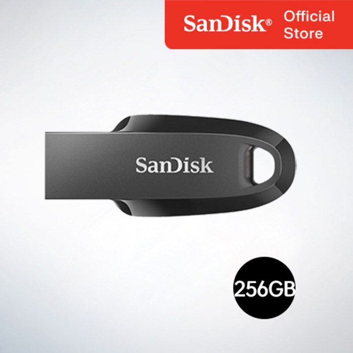 샌디스크코리아 공식인증정품    USB메모리 Ultra Curve 울트라 커브 USB 3.2 CZ550 256GB