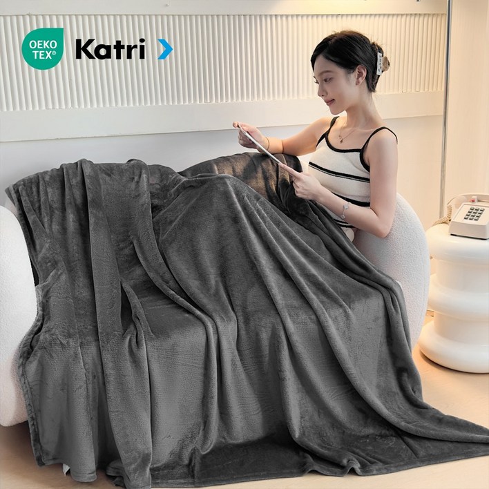 연화삼월 양면 보드라운 프리미엄 무릎담요 밍크 극세사담요 블랭킷