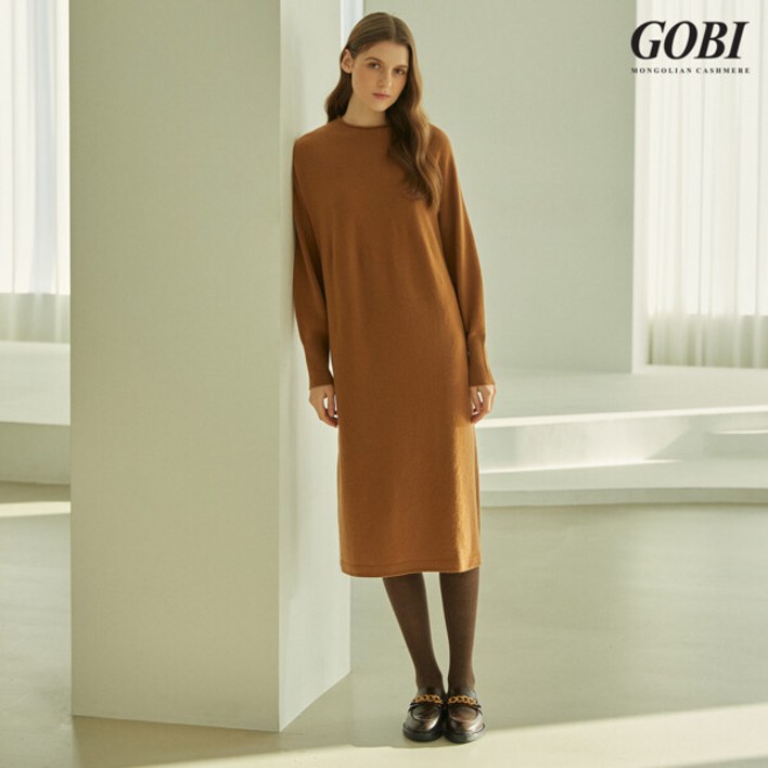 막바지 물량런칭가399000원고비GOBI 캐시미어 100 홀가먼트 원피스
