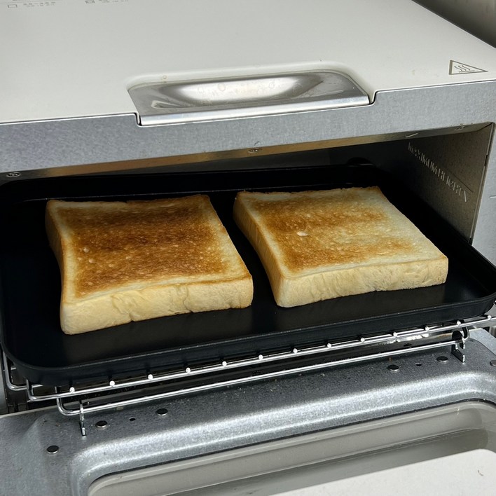 [안젤라스] 발뮤다 토스터기 트레이 코팅 양면 베이킹팬 블랙 국산 made in Korea