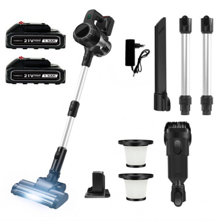 최신형 차이슨 파워스왑 무선 청소기 BLDC 진공 스틱 핸디 초강력 LED 사무용 업소용