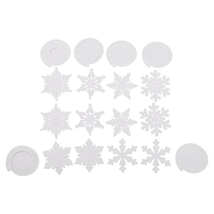 1 세트 크리스마스 나선형 매달려 데코 미니 크리스마스 트리 눈송이 소용돌이 천장