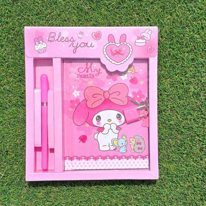 산리오 비밀자물쇠 다이어리 어린이 초등학생 다꾸 여아 생일선물