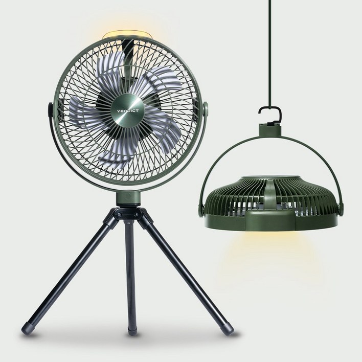 벤딕트 무선 10인치 서큘레이터 LED 캠핑 선풍기 BLDC 저소음 타프팬 실링팬 무선써큘레이터