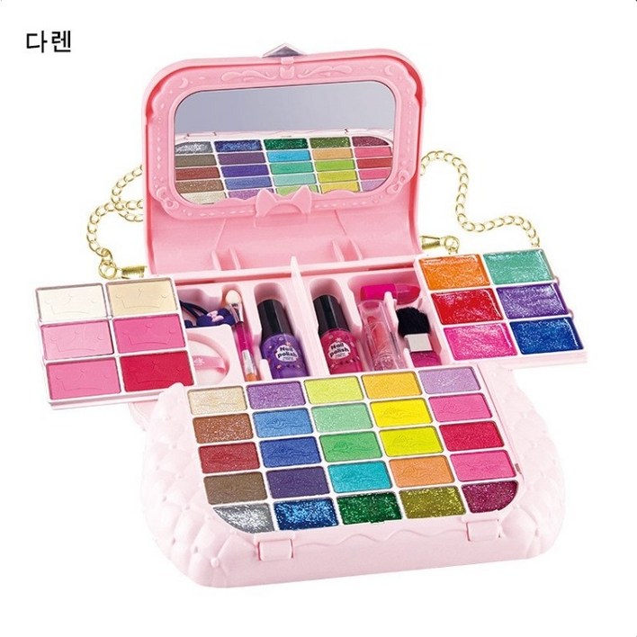 키즈뷰티 프로페셔널 장남감 메이크업 박스 화장품 화장놀이 세트