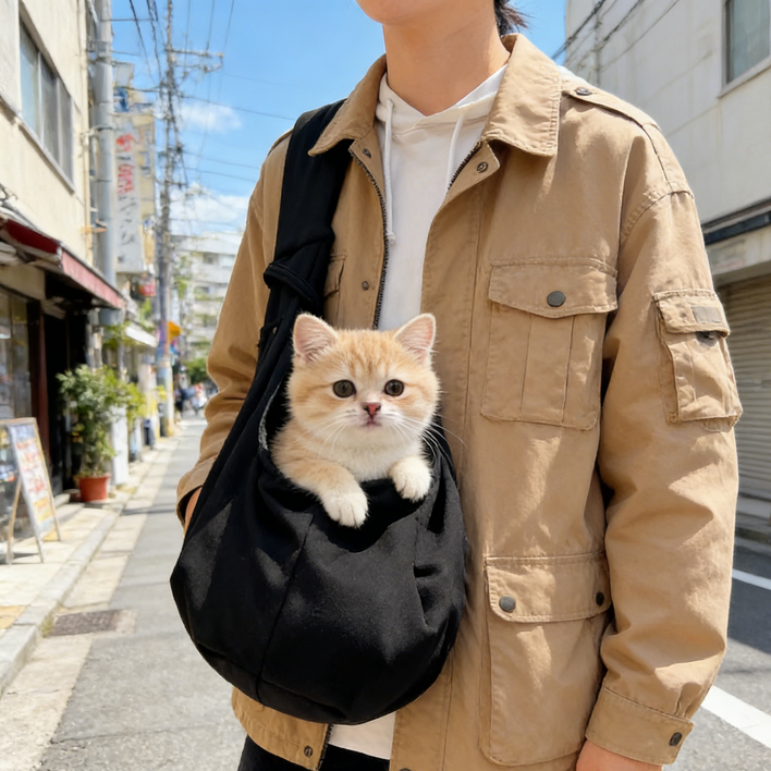 ORZQU 외출 애견 휴대용 강아지 이동가방 안전한 강아지 가방 이동가방