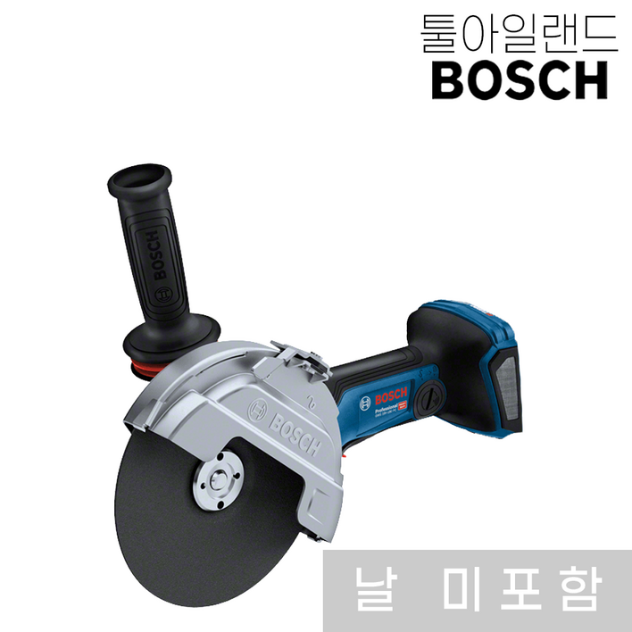 보쉬 GWS 18V-180PC 충전 그라인더 본체 7인치 바이터보 날미포함, 1개