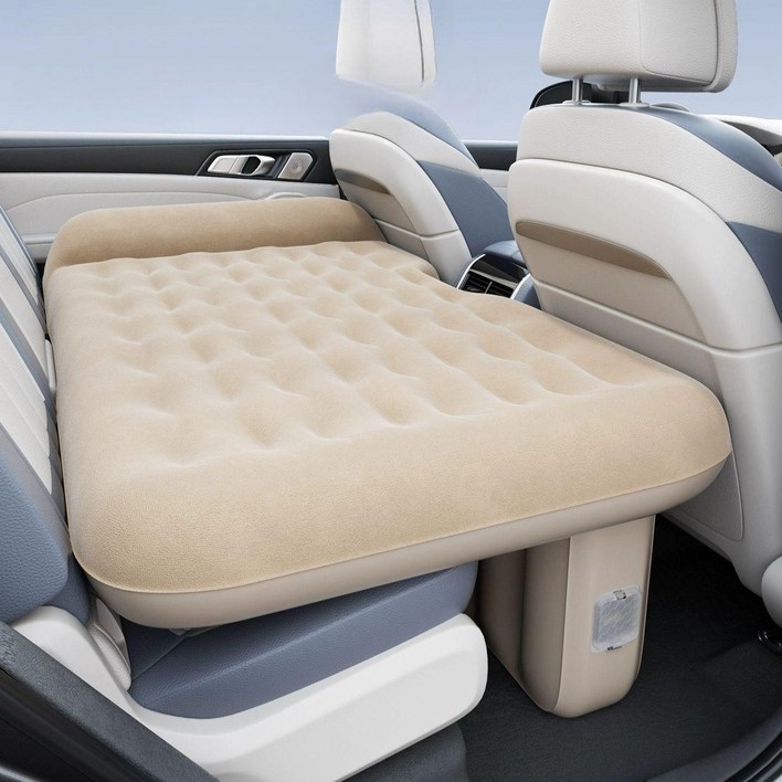 원터치 자동펌프 에어매트 자동차 뒷좌석 범용 배터리 차량용 캠핑 차박 SUV 매트리스 엘림온 버튼형 자동공기주입 및 자동진공압축, 버튼형 자동공기주입 및 자동진공압축, 기본 차종