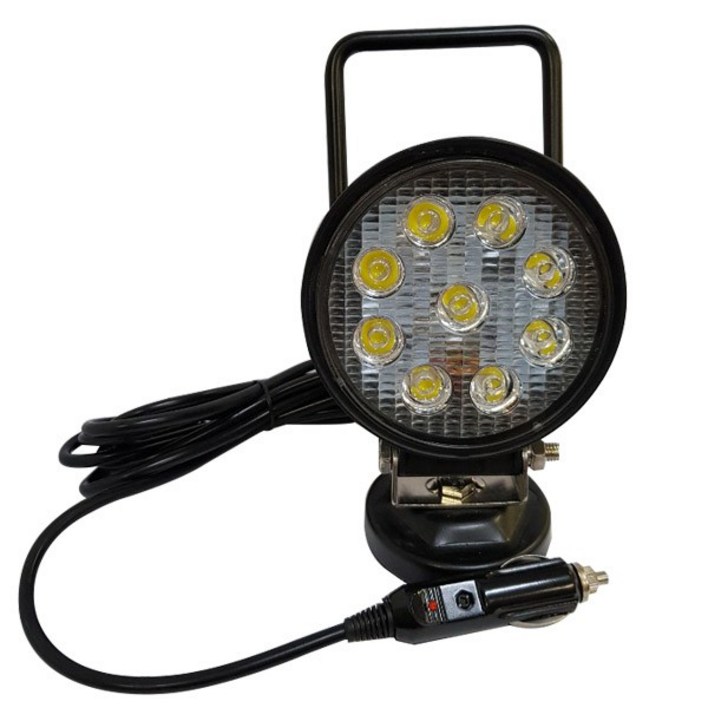 차량용 시거잭 써치라이트 LED 방수 전원 (27W)