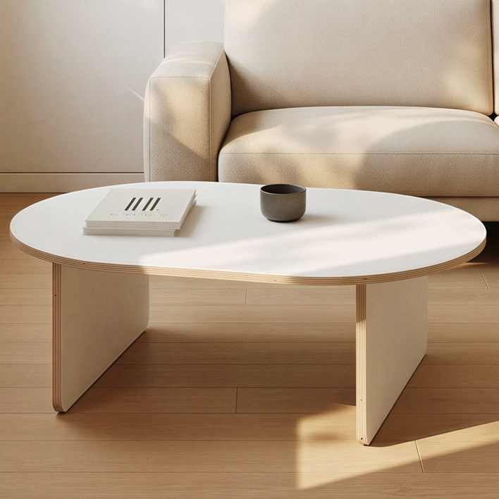 타원형 거실테이블 쇼파 좌식 테이블