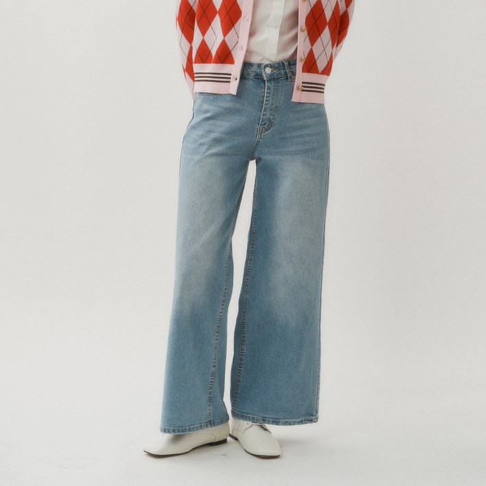 코인코즈 세미 와이드 데님 팬츠DJ5SL185 2348973