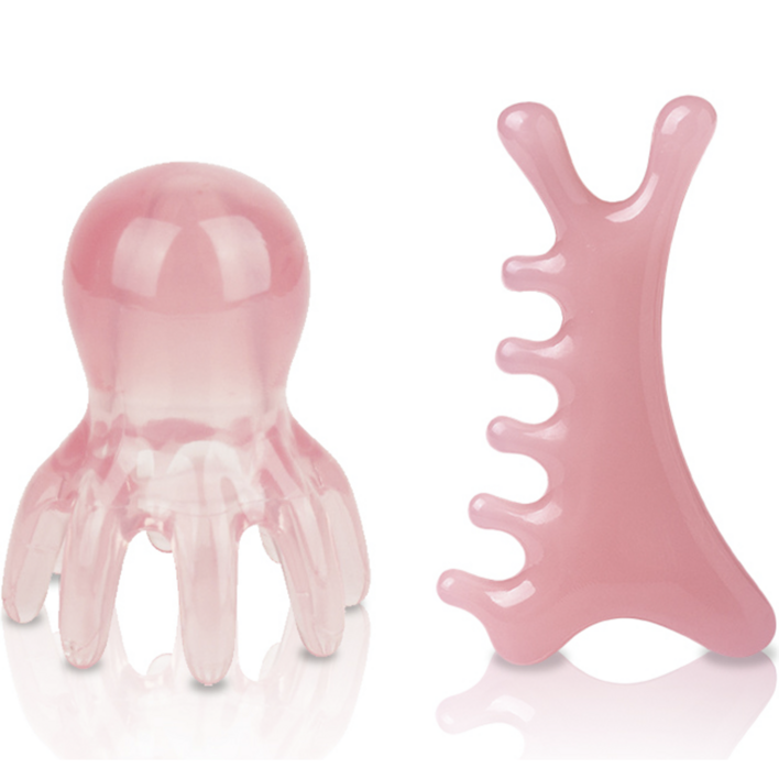 Simplearth 1+1 문어괄사 괄사마사지기 두피괄사 2종세트