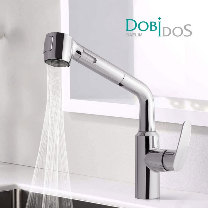 대림도비도스 주방수전 필터내장용 최신모델 토네이도 물살방식 DFS1200, 1개