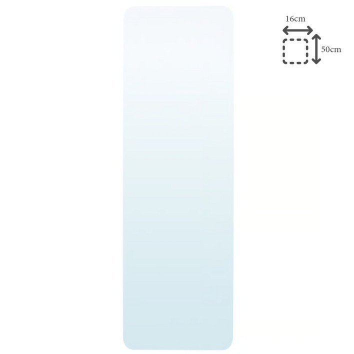 이케아 무타공 접착식 거울 벽부착 16x50 간편설치 드룀마레