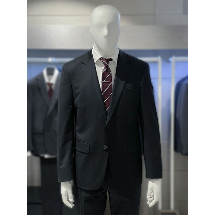 트루젠 트루젠  트루젠 한여름 블랙 울스판 기본핏 남자정장세트 2322TJ004054 (P003619524)