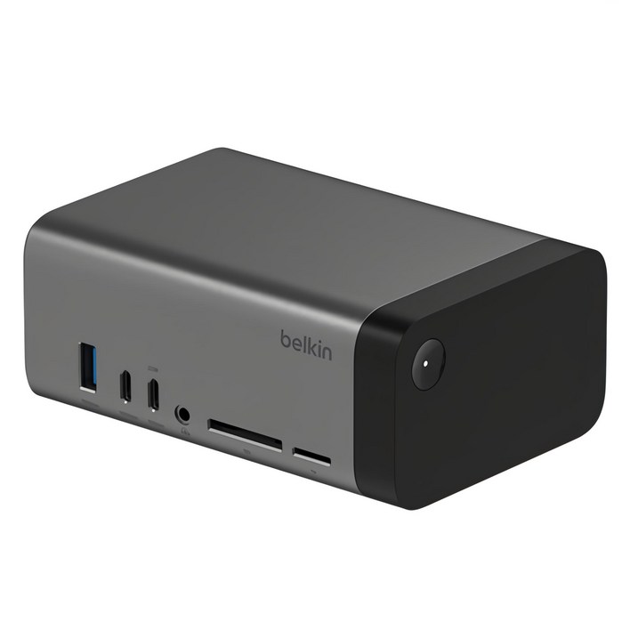 벨킨 connect USBC 11in1 프로 GaN 독 150W INC020qc, 실버그레이, 1개