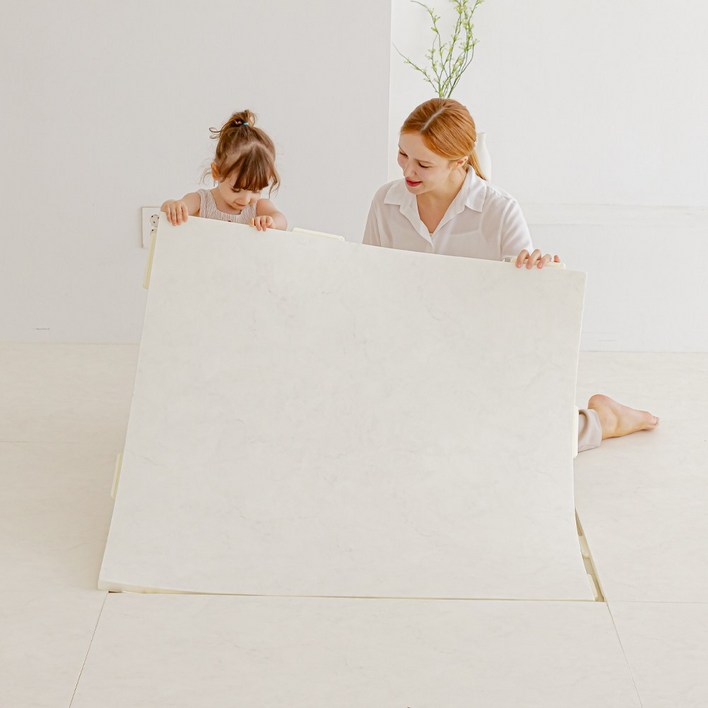 리 안심블럭 시공매트 층간소음매트 100x100x2.4T 30장이상 시공비 무료, 30개, 스톤마블화이트