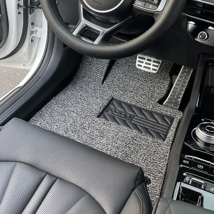 가온 코일매트 카매트 발매트 차량용 바닥 발판 전차종, 그레이