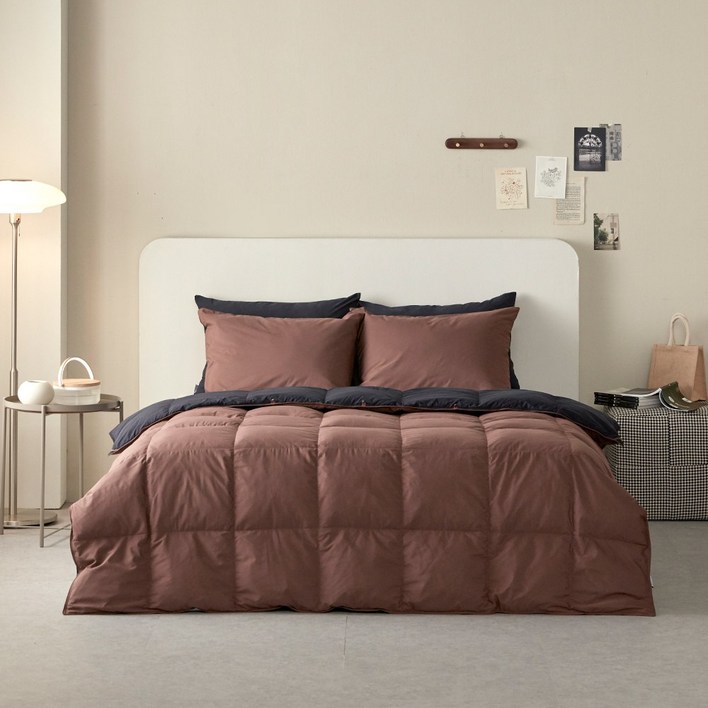 바운티풀 NEW 5ZERO 겨울 구스 차렵이불 베개커버 세트 SS Q K