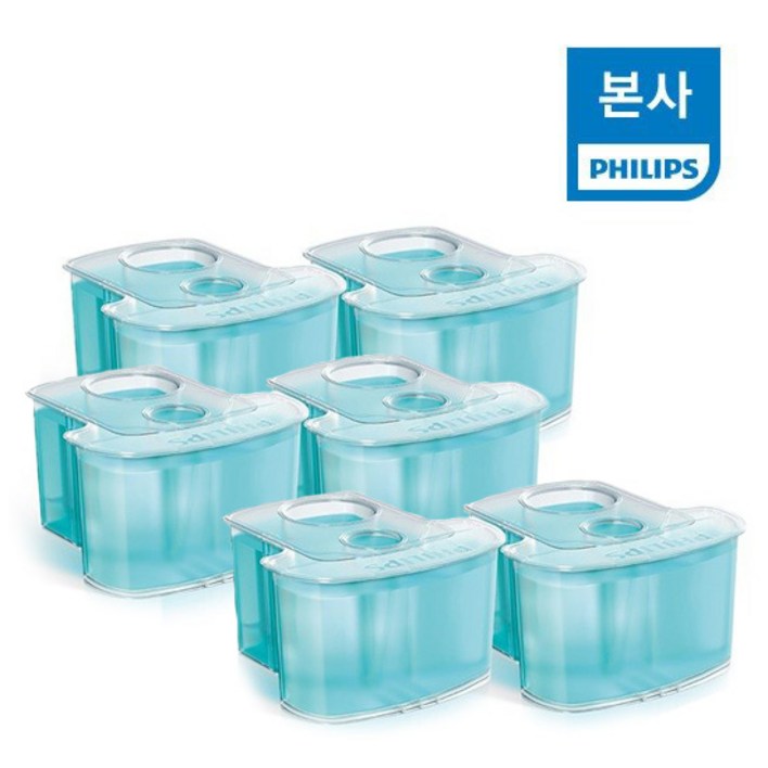 [KT알파쇼핑]필립스 스마트클린용 세척카트리지 6개입(JC302/51)