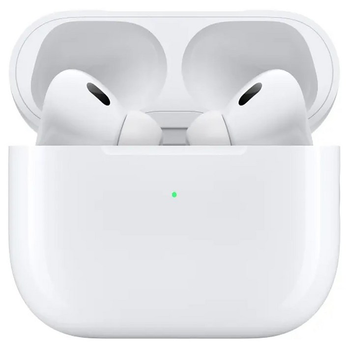 화이트 케이스  Apple  에어팟 프로 2세대 화이트 블루투스 이어폰 쿠션 에어팟