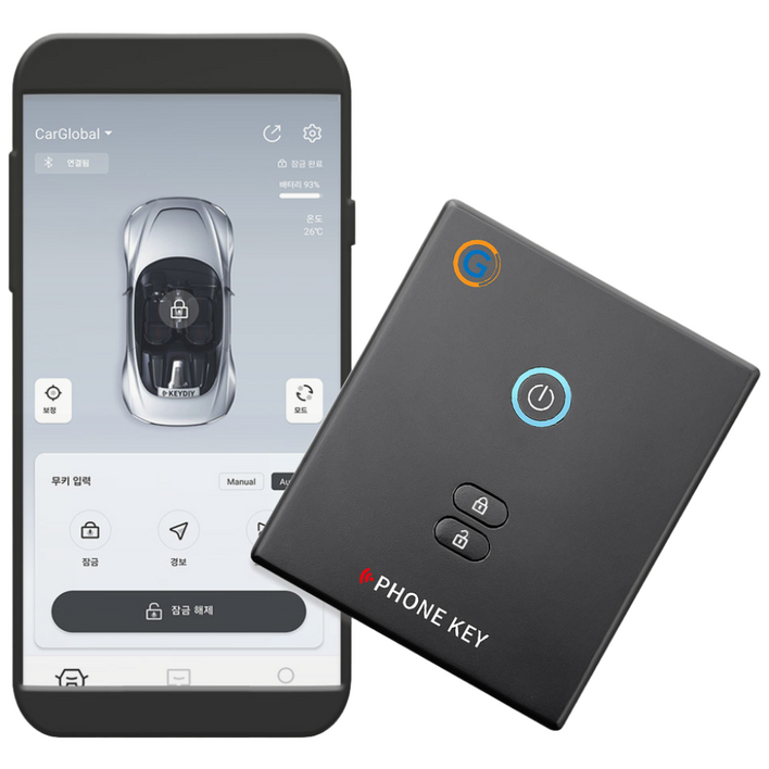 폰키  현대 기아GM 쉐보레 자동차 디지털키 스마트키 차량공유 편리한 오토도어 원격제어, 1개, KIA레이11.10.2517.12.12