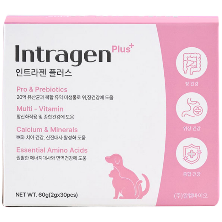 강아지 고양이 인트라젠 플러스 종합영양제 분말