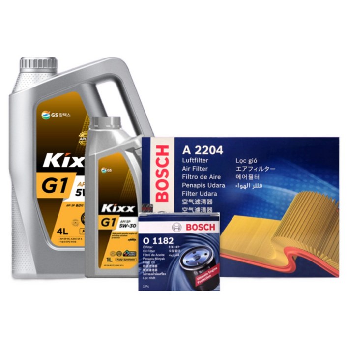 더 뉴 그랜드 스타렉스 TQ 2.4 LPG 엔진오일세트 킥스 G1 5W30