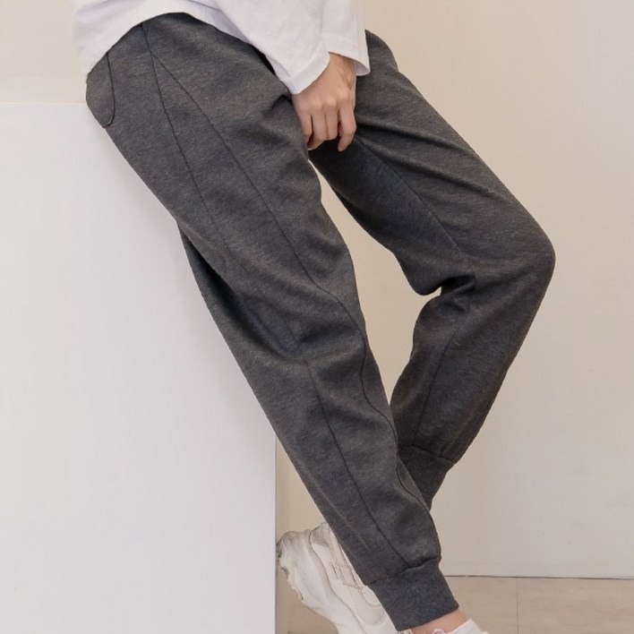 여성 멜란지 조거 트레이닝 팬츠