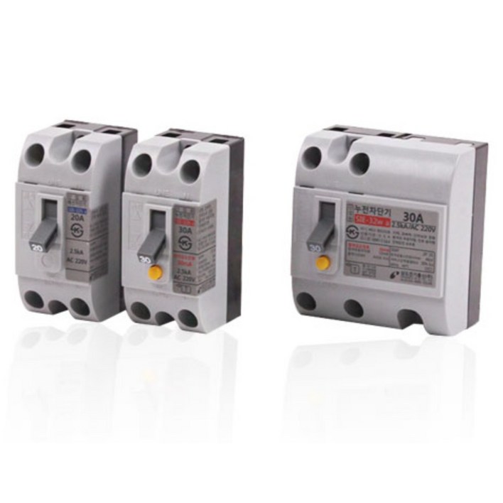 상도 (누전, 배선)차단기 (20A, 30A, 30A 대), 1개, 배선차단기30A