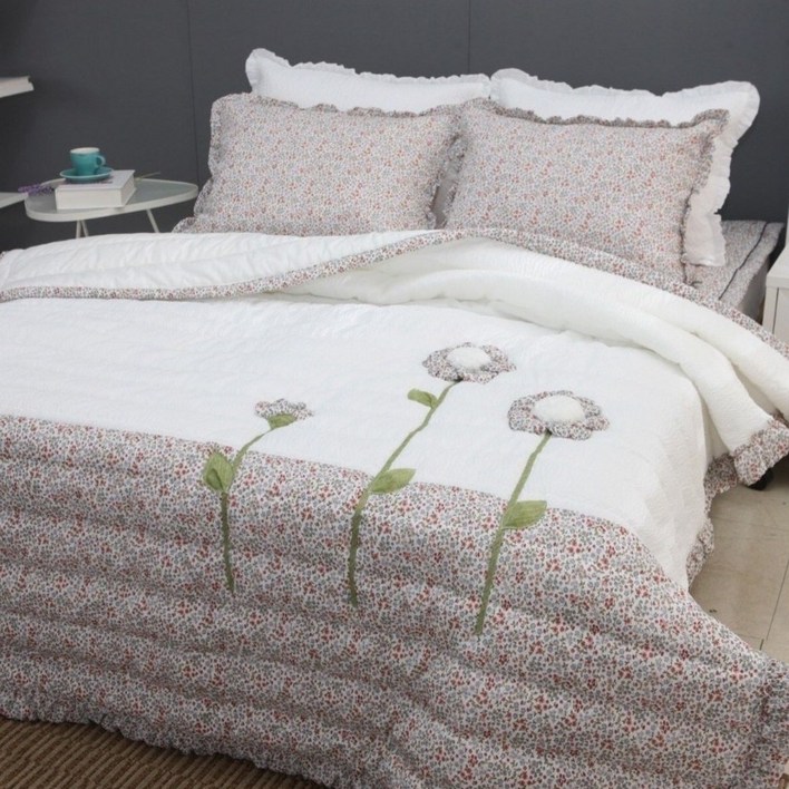 프랑소아 광목면100 간절기 이불퀸 200x230