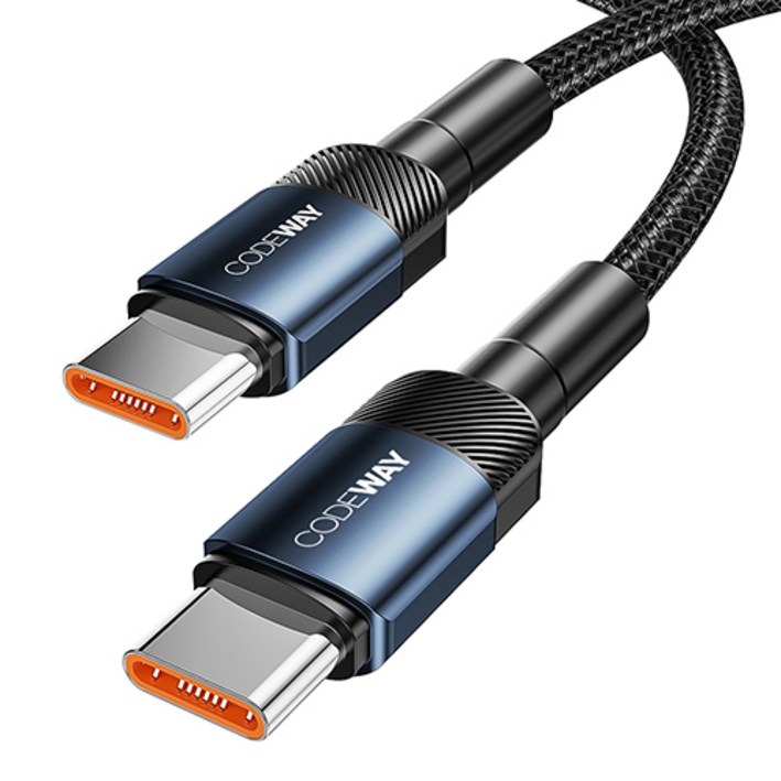 코드웨이 PD 60W CC타입 초고속 충전케이블, 1개, 1.2m, 블루 코드웨이 PD 60W CC타입 초고속 충전케이블, 1개, 1.2m, 블루