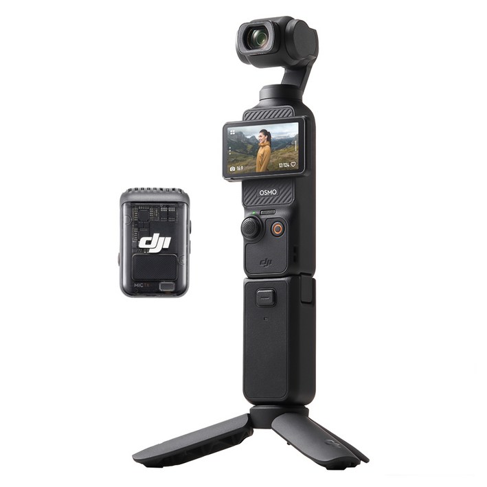 DJI 오즈모 포켓 3 크리에이터 콤보 액션캠, PP101, 딥블랙