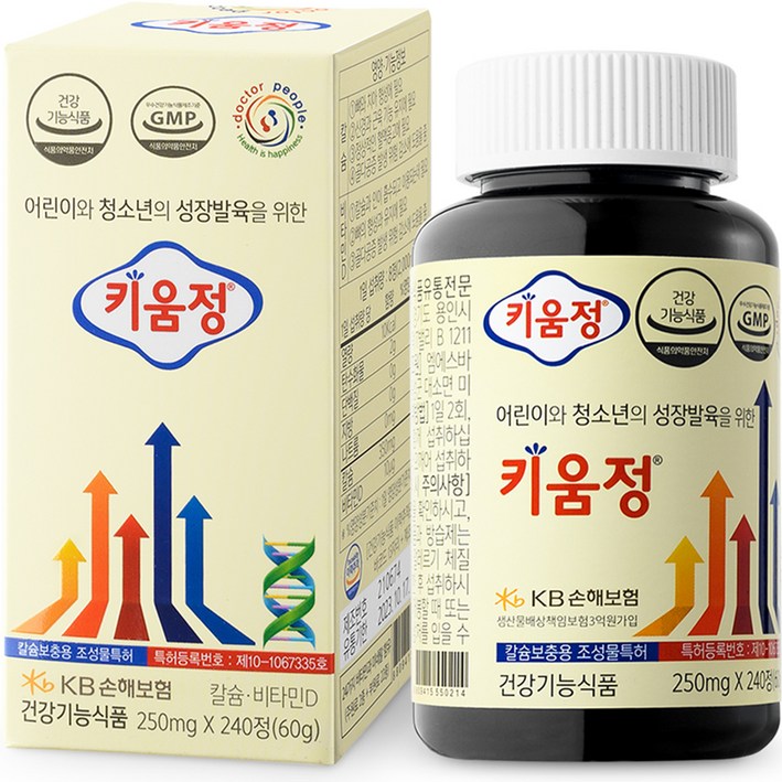 키움정 성장발육 건강기능식품, 240정, 1개 3325924