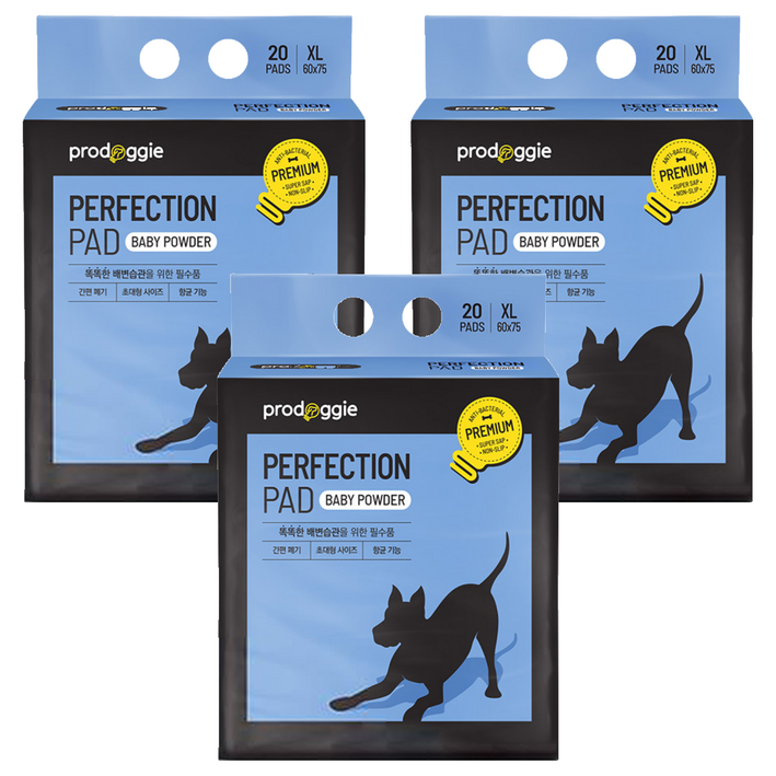 프로도기 강아지 퍼펙션 배변패드 베이비파우더 향