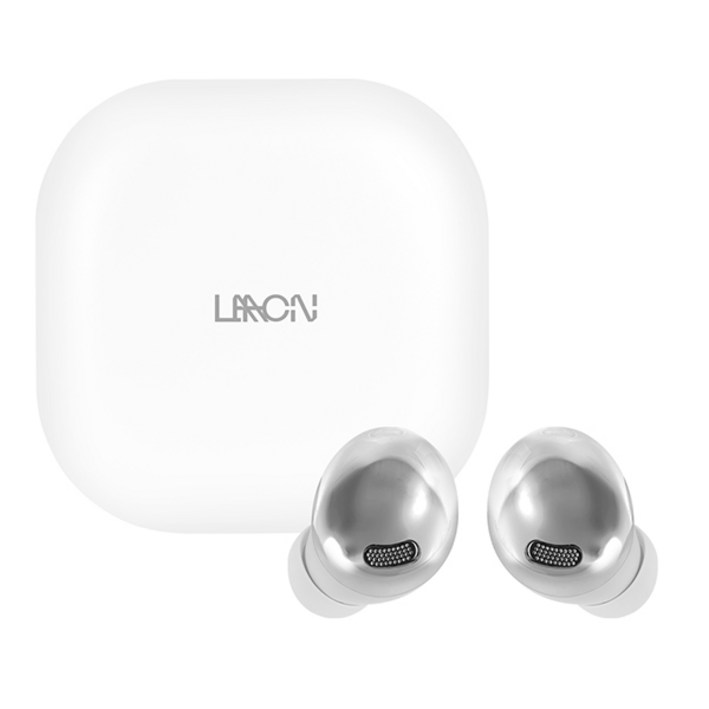 laaon 커널형 버즈 무선 블루투스 5.3 버전 이어폰, ITBBTE100, 화이트