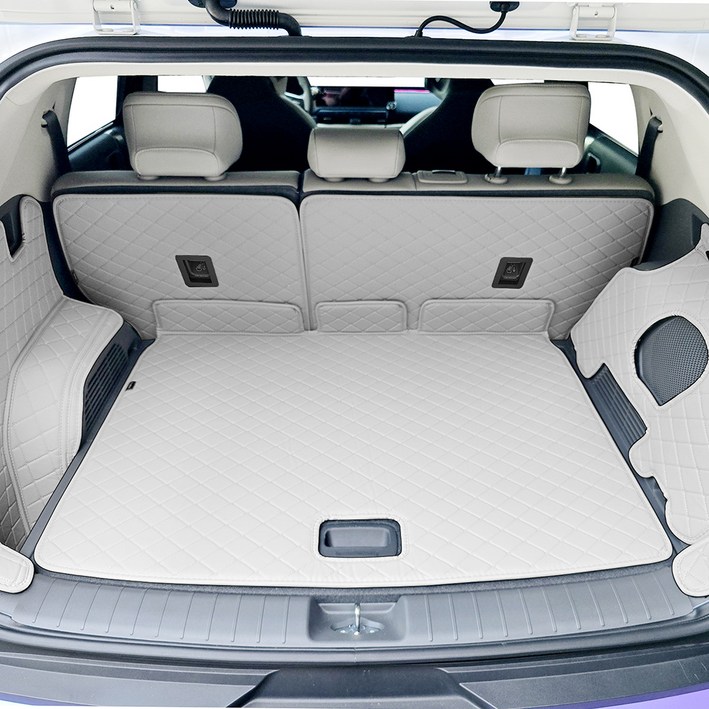 비비키 프리미엄 풀커버 트렁크매트, EV3 스피커보스O 2024년~, 샌드베이지