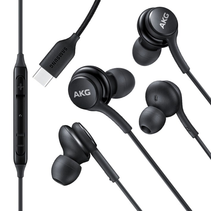 삼성 AKG 이어폰 신형 C타입 갤럭시 S20 S21 S22 S23 Z시리즈 울트라 노트 인강 게임용
