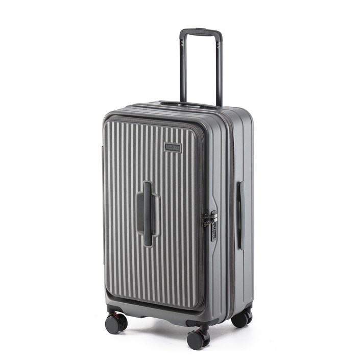 100%pc 전면 개방형 캐리어 확장형 대용량 캐리어 대형 여행 트렁크 가방 tsa락