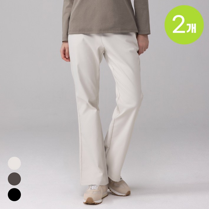 에버라스트 11 여자 부츠컷 슬렉스 바지 밴딩팬츠