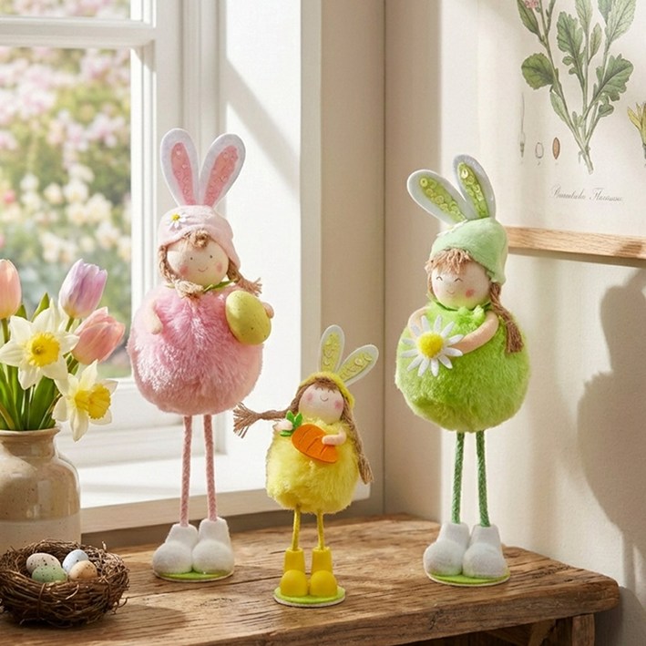 숲 속 요정 인형 스탠드 장식 봄 소품