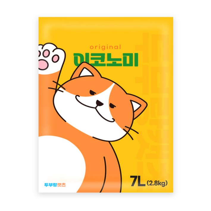 두부랑캣츠 천연 고양이 모래 오리지널7L
