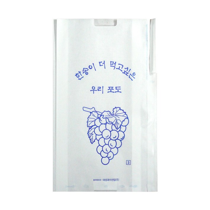 포도봉지 핀부착 과수봉지 100장, 단품 완구/취미