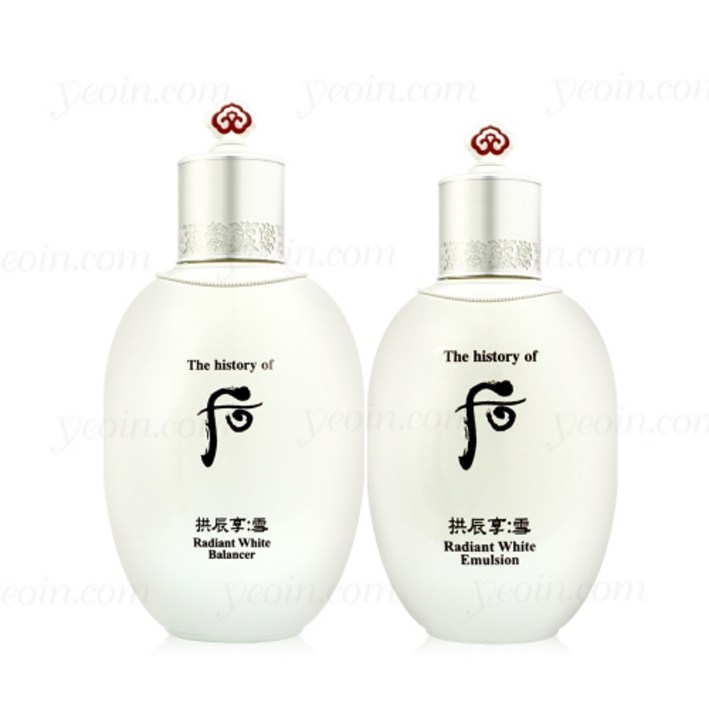후 공진향 설 미백 밸런서 150ml + 로션 110ml 세트