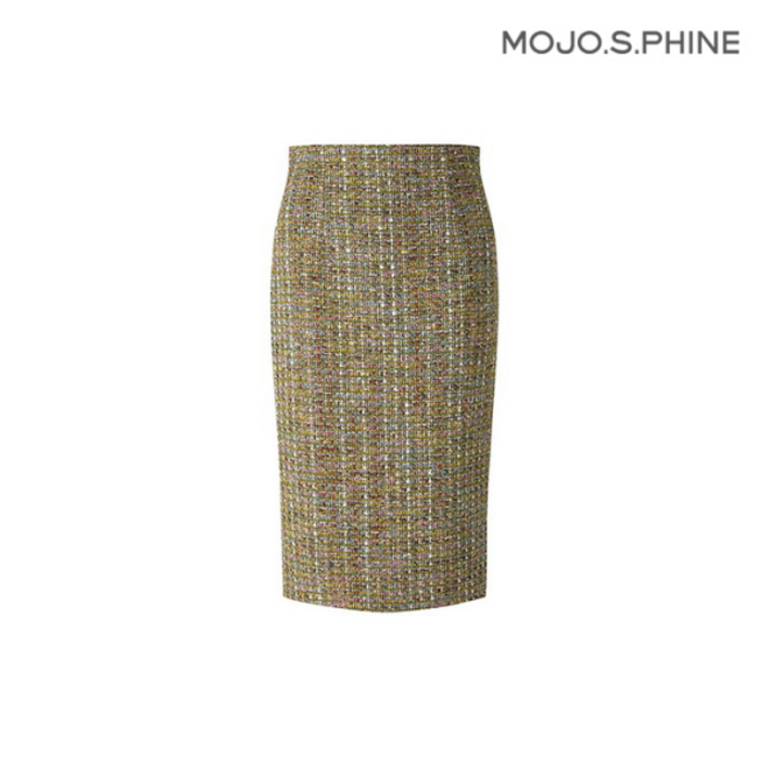 국내매장 정품 모조에스핀 H라인 팬시 셋업 스커트 MS J233MSD109 632803