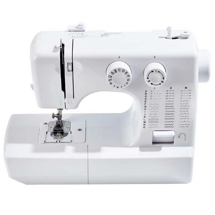 도원미싱 가정용미싱 미니재봉틀 패턴45가지 2026년식, 흰색, UFR-818