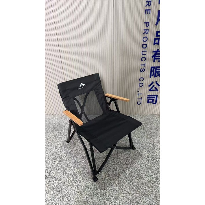 프란다스 캠핑 낚시 차박 삼박자 활용 롱 릴렉스 접이식 의자 올라운드, 1개, 숏 블랙