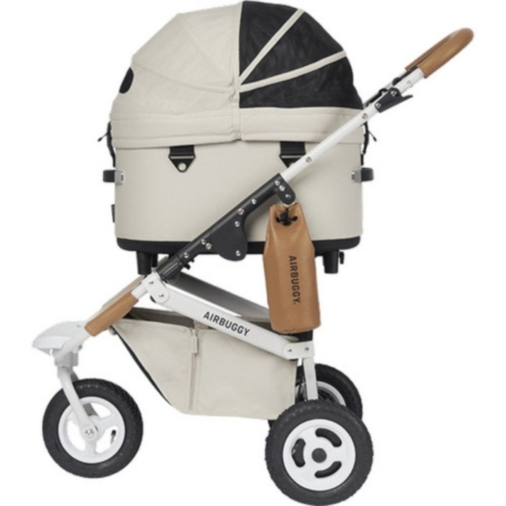 Air Buggy 에어버기 유모차 돔3 프리미어 개모차 화이트 관부가세 포함