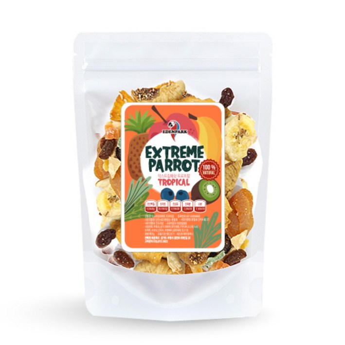 앵무새사료 간식 익스트림 트로피칼플루츠 100g, 1개, 100g 앵무새사료 간식 익스트림 트로피칼플루츠 100g, 1개, 100g